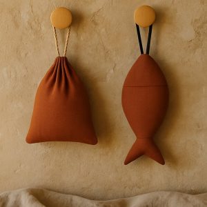 Europees linnen van Olé & Co visje en pouch