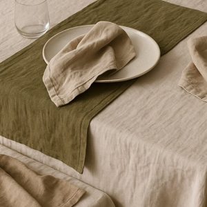 Olé & Co – Handgemaakte linnen table runner