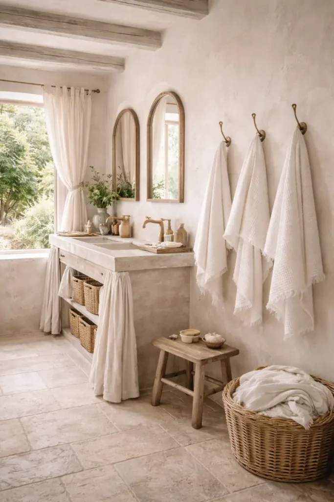 Olé & Co. Badlinnen in landelijke mediterrane stijl | Olé & Co.