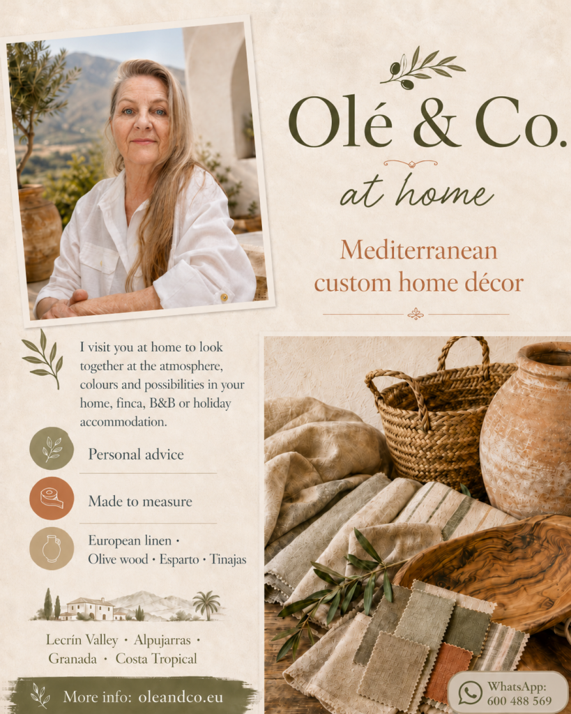 Olé & Co. Flyer for English speaking people in Andalusia